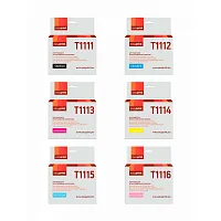  Комплект картриджей EasyPrint IE-T1117_SET (C13T0811) для Epson T0817: черный, голубой, пурпурный, желтый, светло-голубой, светло-пурпурный купить в Restart