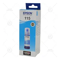  Чернила оригинальные Epson 115 (L8160/L8180) C13T07D24A,70мл, Cyan купить в Restart