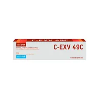  Тонер-картридж EasyPrint LC-EXV49C (C-EXV49C) для Canon iR ADVANCE C3320i, 3325i, 3330i, 3520i, 3525i, 3530i (19000 стр.) голубой купить в Restart