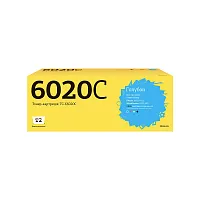  Тонер-картридж T2 TC-X6020C (106R02760) для Xerox Phaser 6020, 6022, WorkCentre 6025, 6027 (1000 стр.) голубой, с чипом купить в Restart