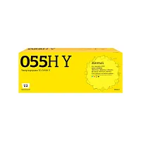  Лазерный картридж T2 TC-C055H Y (055H Y;3017C002) для Canon i-SENSYS LBP653Cdw/LBP663Cdw/LBP664Cx/MF742Cdw/MF744Cdw/MF746Cx, желтый, с чипом купить в Restart