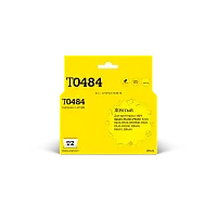  Картридж T2 IC-ET0484 (C13T04844010) для Epson Stylus Photo R200, R300, RX500, RX600, желтый, с чипом купить в Restart